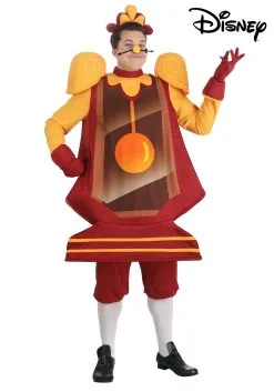 Fun Costumes Cogsworth Costume For Men From Disney's Beauty And The Beast -Video Game Costumes Shop adult beauty and the beast cogsworth costume alt 7