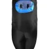 Studio Halloween Black Sus Crewmate Killer Costume For Adults -Video Game Costumes Shop adult black sus crewmate killer costume