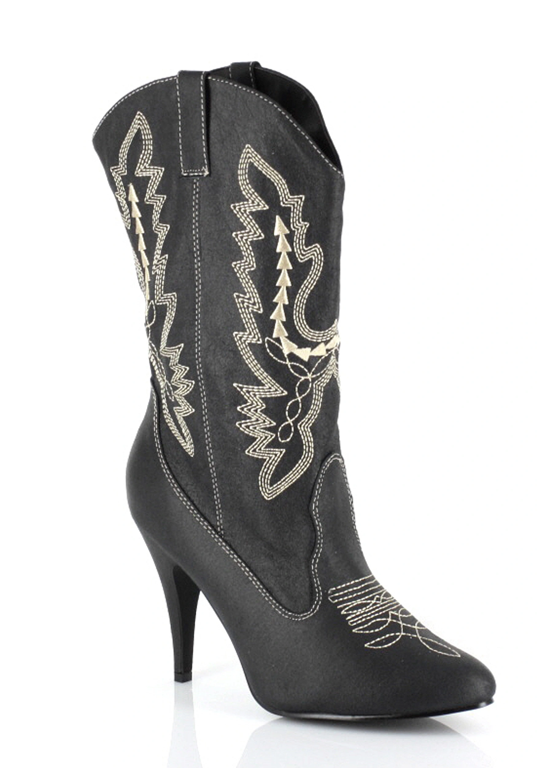 Ellie Black Cowgirl Boots For Adults 3 Ellie Black Cowgirl Boots For Adults