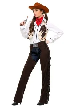 Fun Costumes Adult Cowgirl Chaps Plus Size Costume