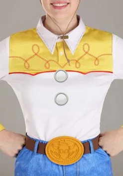 Fun Costumes Deluxe Disney Toy Story Jessie Costume For Women -Video Game Costumes Shop adult deluxe jessie toy story costume alt 3