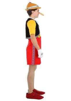 Fun Costumes Deluxe Disney Pinocchio Costume For Adults -Video Game Costumes Shop adult deluxe pinocchio costume alt 3