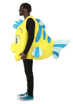 Fun Costumes Disney Flounder Costume For Adults 10 Fun Costumes Disney Flounder Costume For Adults -Video Game Costumes Shop adult flounder costume alt 3