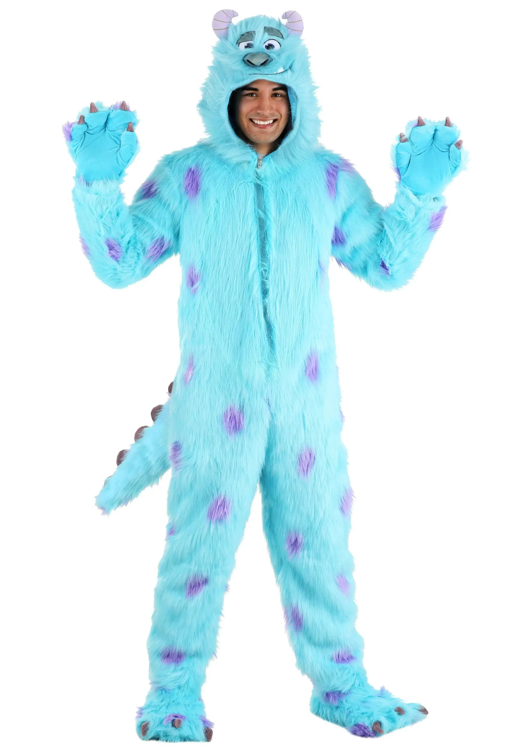 Zhenjiang Lian Yew Every Age Garment Accessories A Hooded Disney Monsters Inc Sulley Costume For Adults 10 Zhenjiang Lian Yew Every Age Garment Accessories A Hooded Disney Monsters Inc Sulley Costume For Adults - Image 8