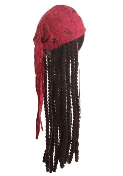 Elope Disney Jack Sparrow Adult Bandana And Dreads Set 12 Elope Disney Jack Sparrow Adult Bandana And Dreads Set -Video Game Costumes Shop adult jack sparrow bandana and dreads set alt 4