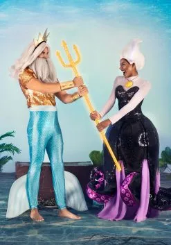 Fun Costumes Disney The Little Mermaid King Triton Costume For Men 19 Fun Costumes Disney The Little Mermaid King Triton Costume For Men -Video Game Costumes Shop adult king triton costume alt 4