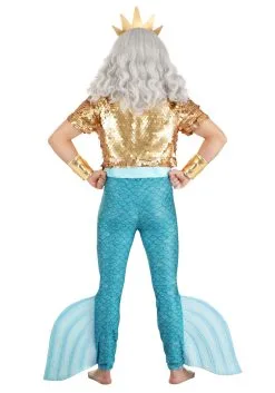 Fun Costumes Disney The Little Mermaid King Triton Costume For Men 23 Fun Costumes Disney The Little Mermaid King Triton Costume For Men -Video Game Costumes Shop adult king triton costume alt 8