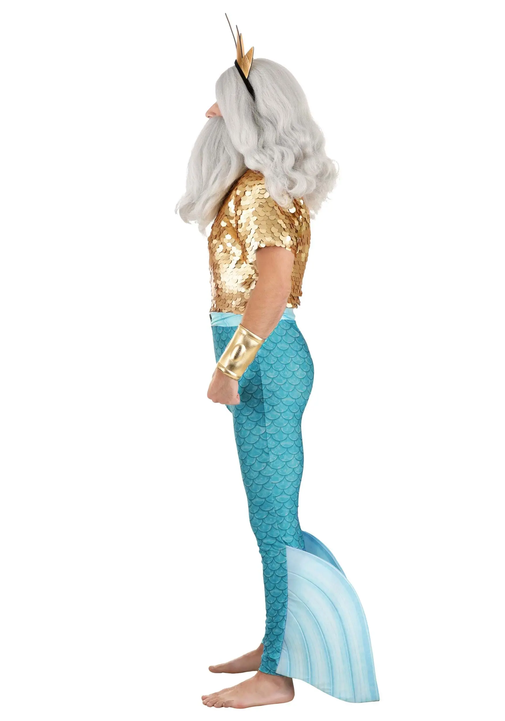 Fun Costumes Disney The Little Mermaid King Triton Costume For Men 12 Fun Costumes Disney The Little Mermaid King Triton Costume For Men - Image 10