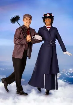 Fun Costumes Mary Poppins Bert Costume For Adults -Video Game Costumes Shop adult mary poppins bert costume alt 2