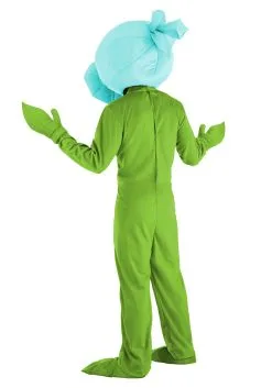 Fun Costumes Adult Plants Vs Zombies Snow Pea Costume Jumpsuit -Video Game Costumes Shop adult plants vs zombies snow pea costume jumpsuit alt 1