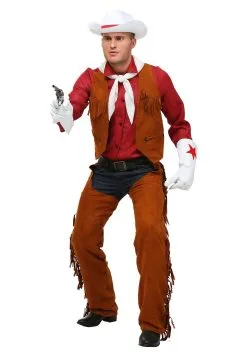 Fun Costumes Plus Size Rodeo Cowboy Costume For Men