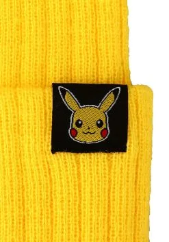 Bioworld Merchandising / Independent Sales Adult Pokémon Pikachu 3D Cosplay Cuff Beanie -Video Game Costumes Shop adult pokemon pikachu 3d cosplay cuff beanie alt 2