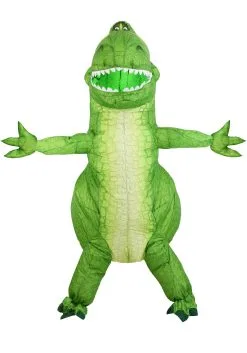 Disguise Limited Disney Toy Story Rex Inflatable Costume For Adults -Video Game Costumes Shop adult toy story rex inflatable costume alt 11