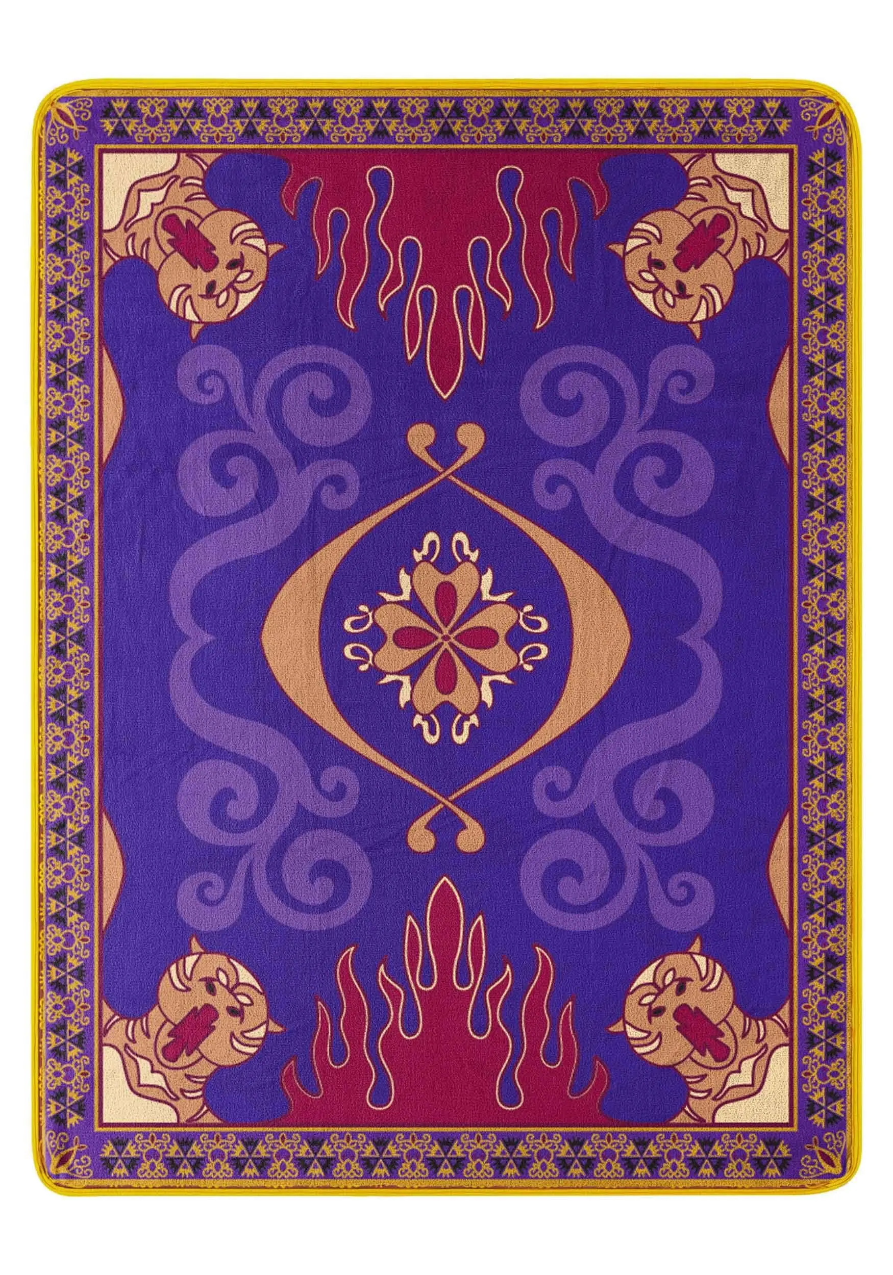 Northwest Company Aladdin Magic Carpet Micro Raschel Throw Blanket 4 Northwest Company Aladdin Magic Carpet Micro Raschel Throw Blanket - Image 2