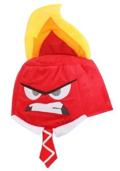 Zhenjiang Lian Yew Every Age Garment Accessories A Disney Pixar Inside Out Anger Full-Head Mask -Video Game Costumes Shop anger plush mask hat alt 3