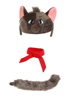 Elope Disney Aristocats Berlioz Plush Headband, Collar & Tail Costume Kit -Video Game Costumes Shop aristocats berlioz plush headband collar tail k alt 5