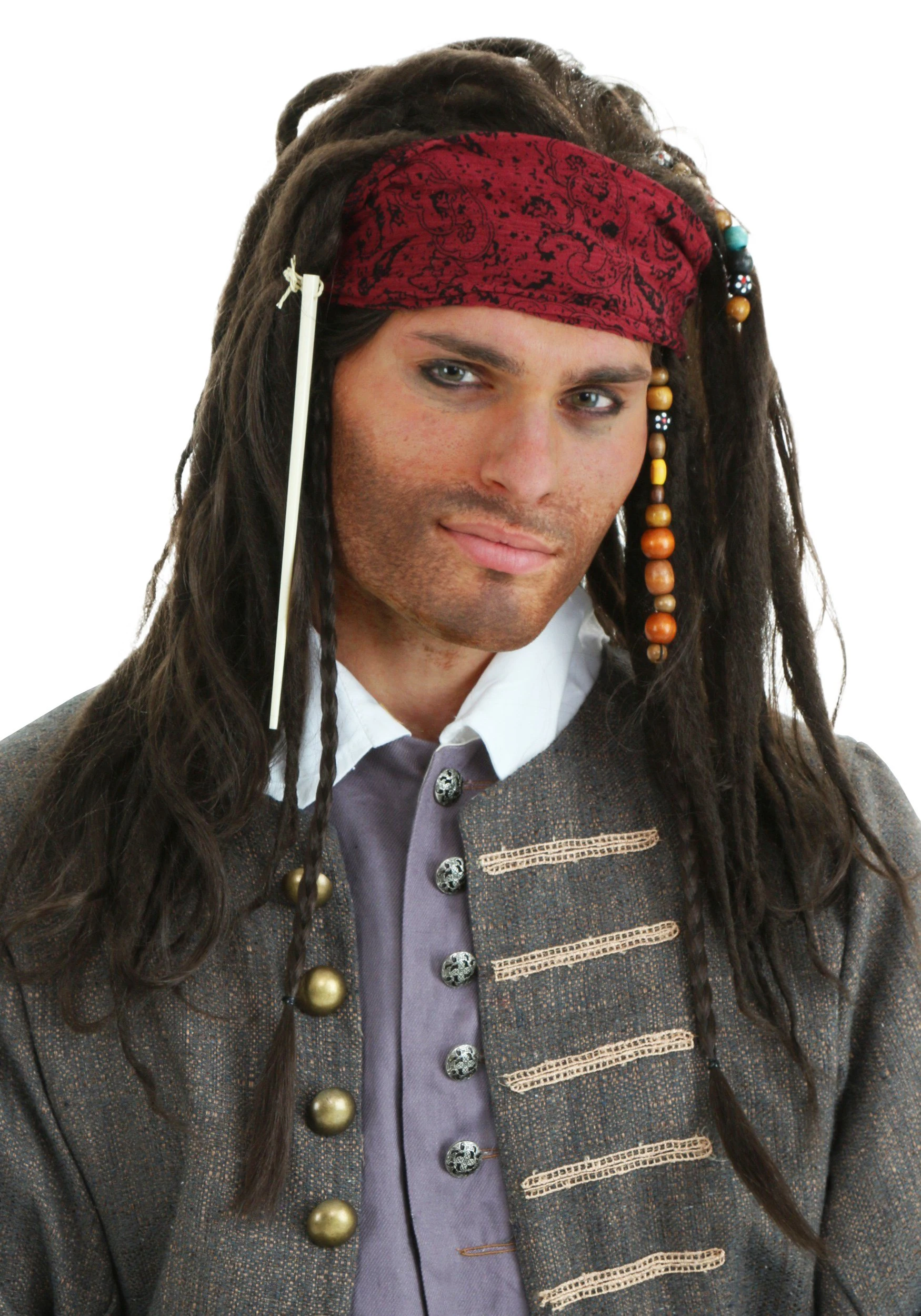 LF Products Pte. Ltd. Authentic Pirate Wig For Adults 3 LF Products Pte. Ltd. Authentic Pirate Wig For Adults