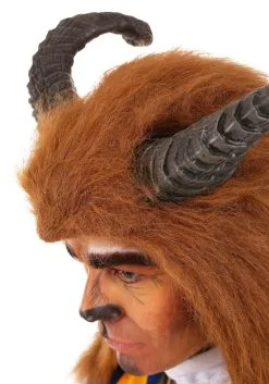 Elope Disney Beast Costume Hood With Horns -Video Game Costumes Shop beast hood with horns alt 2