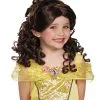 Disguise Beauty And The Beast Belle Wig For Kids