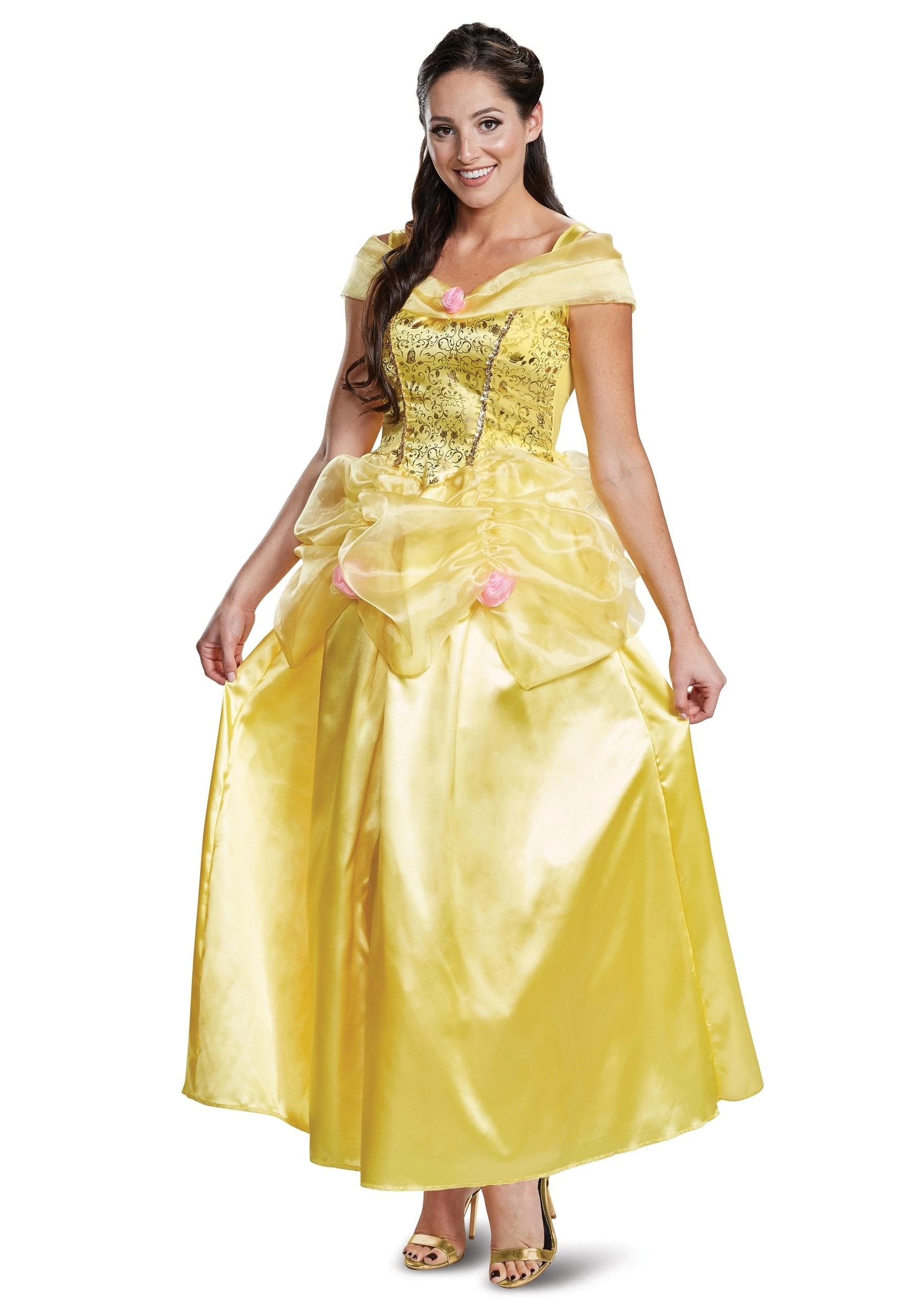 Disguise Beauty & The Beast Adult Deluxe Classic Belle Costume 3 Disguise Beauty & The Beast Adult Deluxe Classic Belle Costume