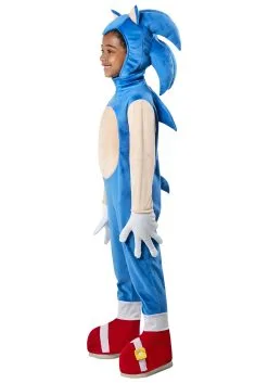 Rubies Costume Co. Inc Sonic The Hedgehog Deluxe Costume For Boys -Video Game Costumes Shop boys sonic the hedgehog deluxe costume alt 2