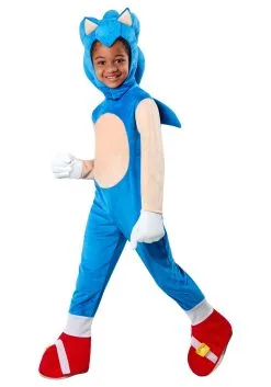 Rubies Costume Co. Inc Sonic The Hedgehog Deluxe Costume For Boys -Video Game Costumes Shop boys sonic the hedgehog deluxe costume alt 3