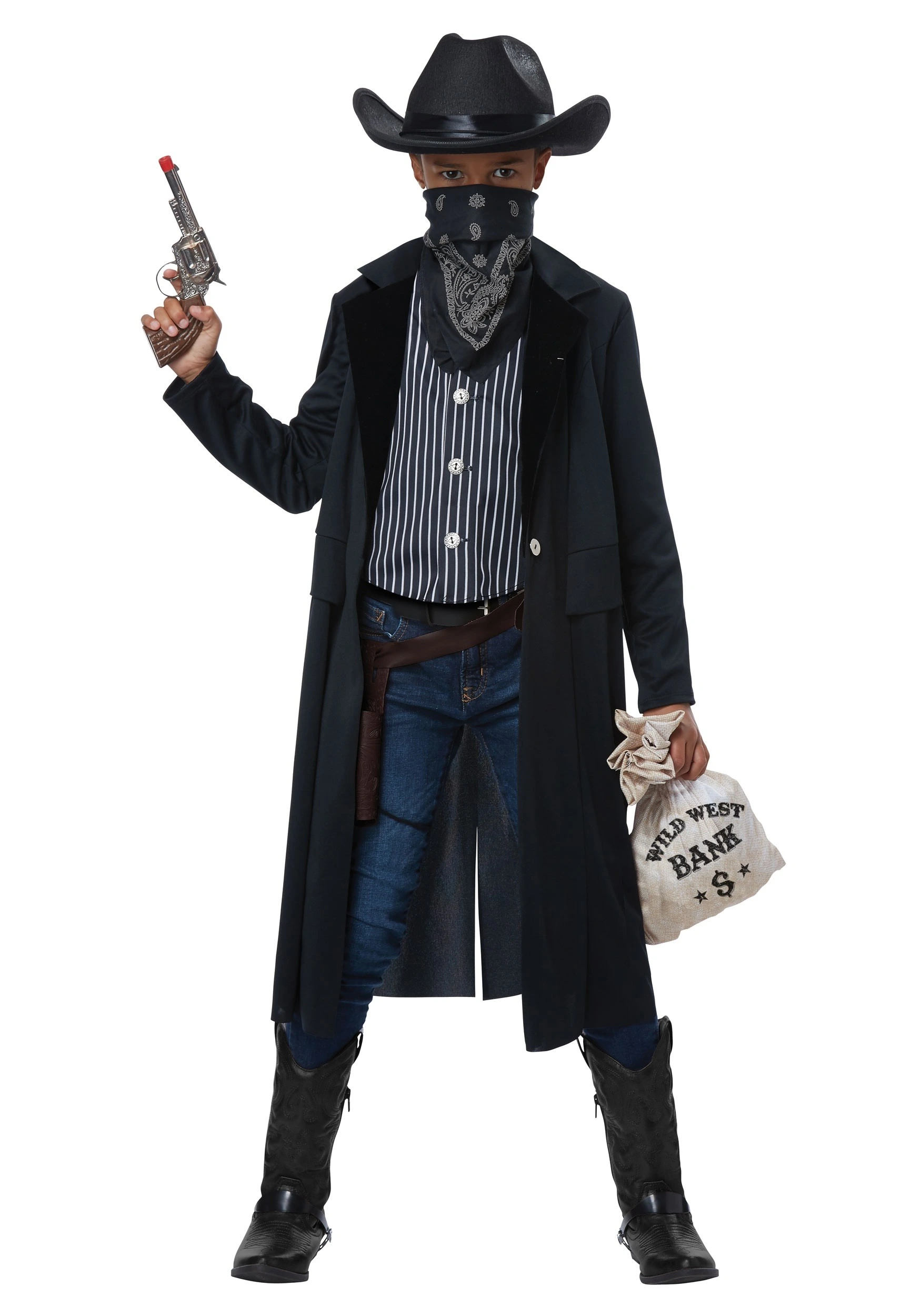 California Costume Collection Wild West Gunslinger Costume For Kids 3 California Costume Collection Wild West Gunslinger Costume For Kids