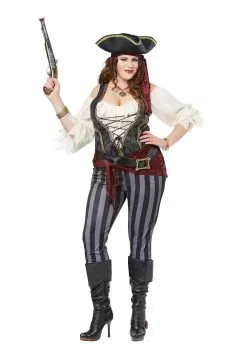 California Costume Collection Plus Size Brazen Buccaneer Costume For Women