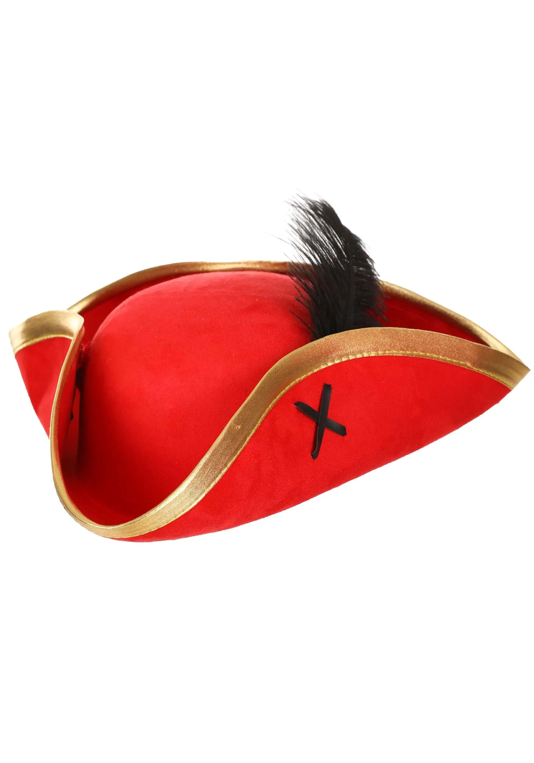 Elope Pirate Red Skull And Crossbones Costume Hat 5 Elope Pirate Red Skull And Crossbones Costume Hat - Image 3