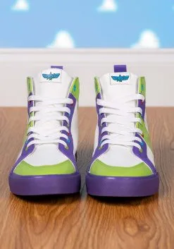 Ground Up Kid's Buzz Lightyear Youth High Top Shoes -Video Game Costumes Shop buzz lightyear youth high top shoes alt 2