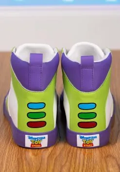 Ground Up Kid's Buzz Lightyear Youth High Top Shoes -Video Game Costumes Shop buzz lightyear youth high top shoes alt 3