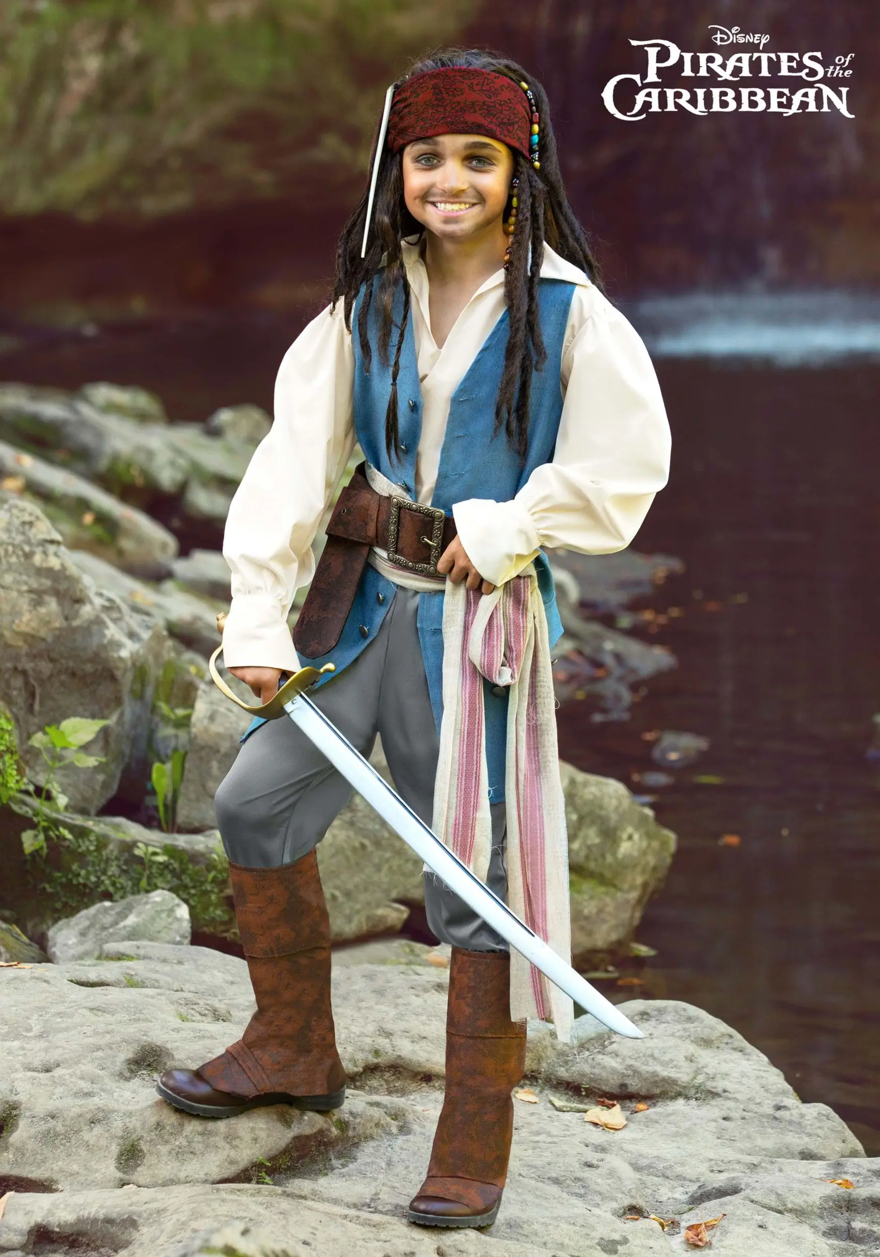 Fun Costumes Captain Jack Sparrow Costume For Kids From Disney's Pirates Of The Caribbean 3 Fun Costumes Captain Jack Sparrow Costume For Kids From Disney's Pirates Of The Caribbean