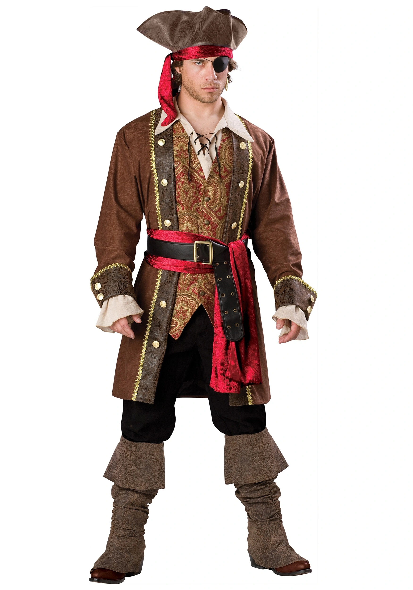 In Character Captain Skullduggery Pirate Costume 3 In Character Captain Skullduggery Pirate Costume