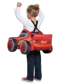 Disguise Cars Lightning McQueen 3D Costume For Toddlers 7 Disguise Cars Lightning McQueen 3D Costume For Toddlers -Video Game Costumes Shop cars lightning mcqueen 3d toddler costume alt 2 upd