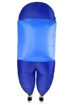 Studio Halloween Blue Sus Crewmate Killer Costume For Kids -Video Game Costumes Shop child blue sus crewmate killer costume alt 1