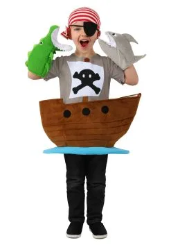 Princess Paradise Candy Catcher Pirate Ship Costume For Kids
