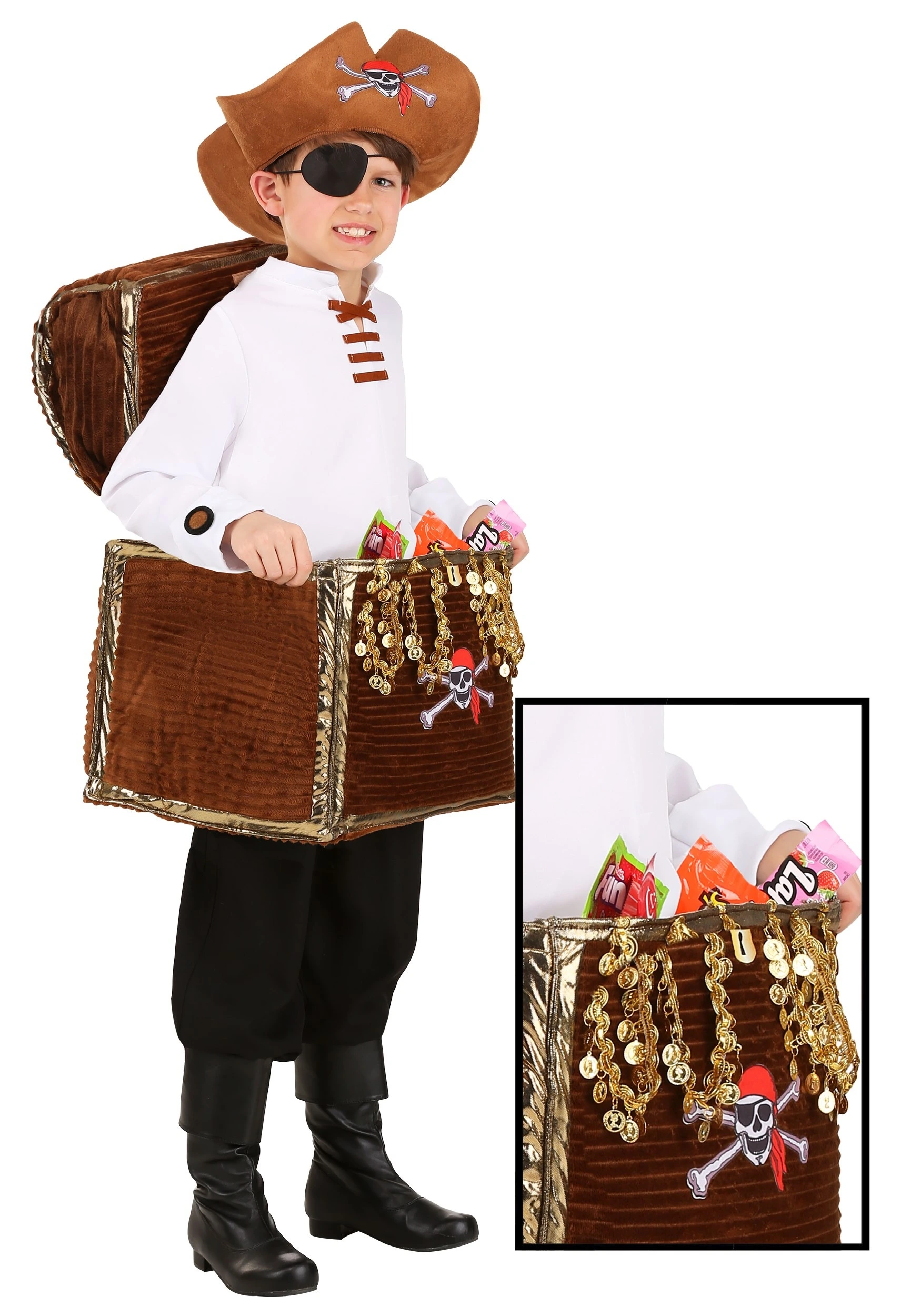 Princess Paradise Pirate Chest Candy Catcher Costume For Kids 3 Princess Paradise Pirate Chest Candy Catcher Costume For Kids