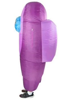 Studio Halloween Purple Sus Crewmate Killer Costume For Kids -Video Game Costumes Shop child purple sus crewmate killer costume alt 2