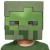 Disguise Minecraft Child Zombie Half Mask