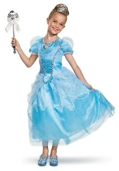 Disguise Cinderella Deluxe Costume For Kids