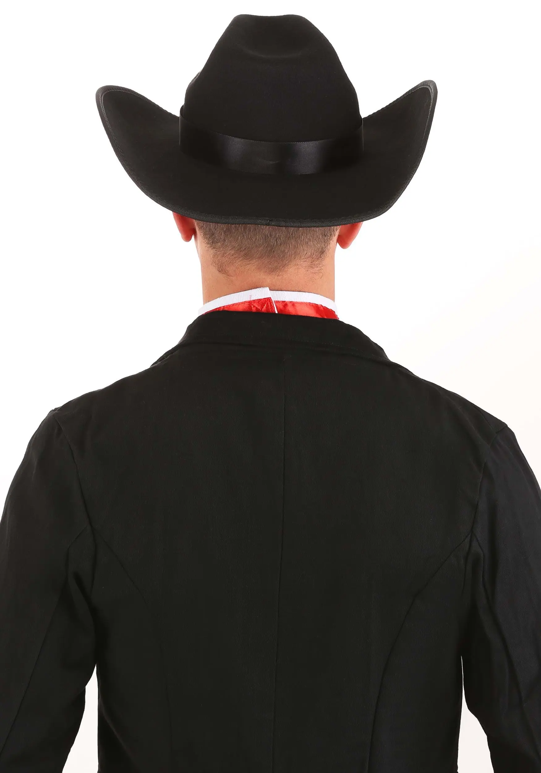 Elope Black Western Cowboy Costume Hat Accessory 4 Elope Black Western Cowboy Costume Hat Accessory - Image 2