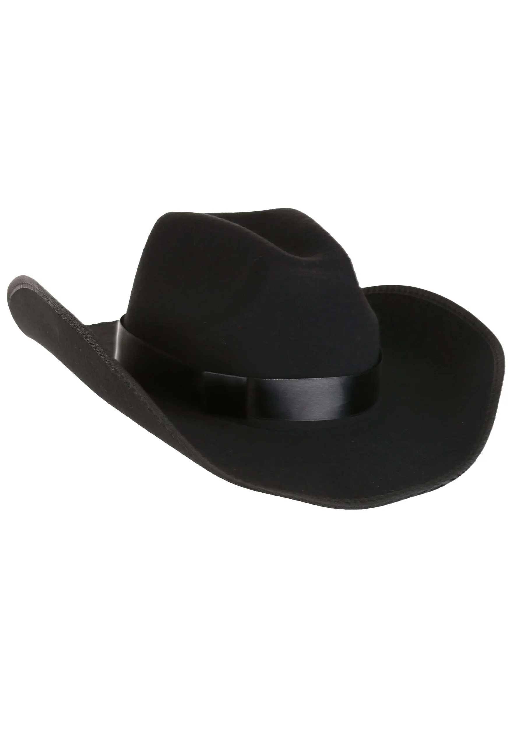 Elope Black Western Cowboy Costume Hat Accessory 5 Elope Black Western Cowboy Costume Hat Accessory - Image 3