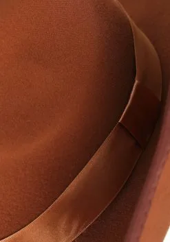 Elope Brown Western Outlaw Vigilante Cowboy Costume Hat -Video Game Costumes Shop cowboy hat brown alt 3