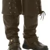 Fun Costumes Deluxe Brown Boot Tops -Video Game Costumes Shop deluxe brown boot tops