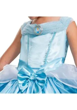 Disguise Disney Deluxe Girl's Cinderella Toddler Costume -Video Game Costumes Shop deluxe toddler cinderella costume alt 2