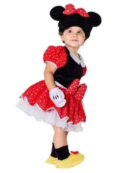 A Leading Role Disney Baby Minnie Mouse Costume -Video Game Costumes Shop disney baby minnie mouse premium costume alt 2