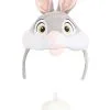 Elope Disney Adult Bambi Thumper Soft Headband & Tail Costume Kit -Video Game Costumes Shop disney bambi thumper plush headband tail kit