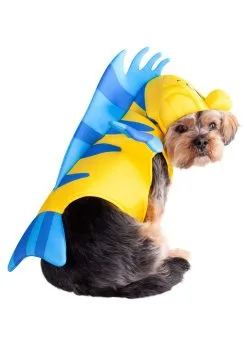 Rubies Costume Co. Inc Disney Princess Flounder Pet Costume -Video Game Costumes Shop disney princess flounder dog costume alt 1
