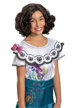 Disguise Child Encanto Mirabel Wig 8 Disguise Child Encanto Mirabel Wig -Video Game Costumes Shop encanto child mirabel wig alt 2