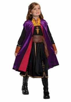 Disguise Deluxe Frozen 2 Girls Anna Costume 9 Disguise Deluxe Frozen 2 Girls Anna Costume -Video Game Costumes Shop frozen 2 girls anna deluxe costume alt3